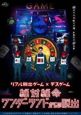リアル脱出ゲーム×デスゲーム『絶対絶命ワンダーランドからの脱出』【リバイバル】
